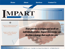 Tablet Screenshot of impartllc.com